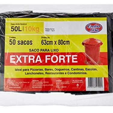 Imagem de Embalixo Saco Lixo Extra Forte 50 Litros