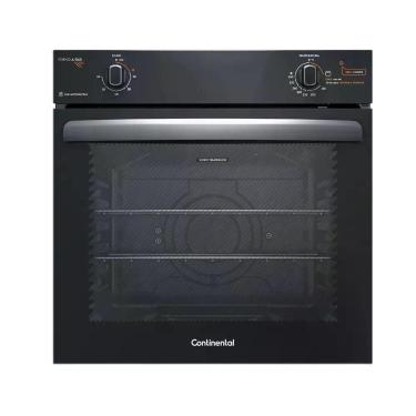 Imagem de Forno de Embutir a Gás Continental Oc8gm 80L com Top Limpa Fácil Luz Interna Timer Mecânico Preto 110V