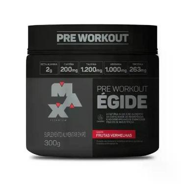Imagem de Pre treino Egide Pote 300g Sabores Max Titanium, Único, Unissex, Fruta