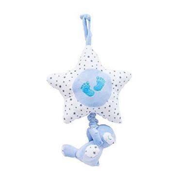 Imagem de Urso Estrela Móbile Azul 40cm - Pelúcia