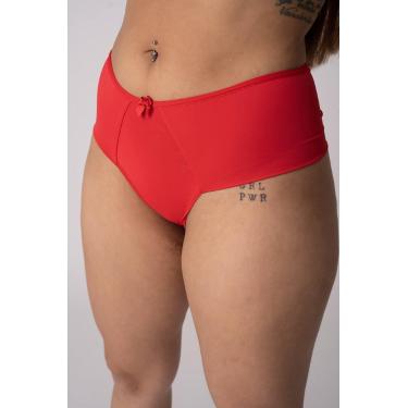 Imagem de Calcinha Conforto Vermelha Fio Duplo Deluxe Lingerie, G