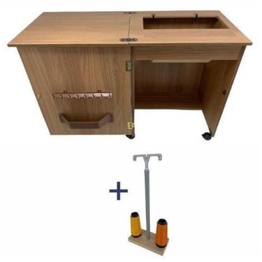 Imagem de Móvel Gabinete Mesa Para Maquina De Costura Janome 1004 - Star Costura