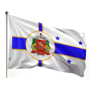Imagem de Bandeira do Município de Itu Uma Face Estampada Tamanho 70x100cm - Qua