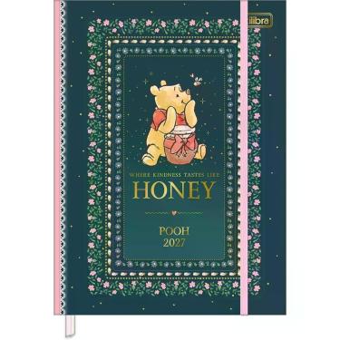 Imagem de Agenda Diária Ursinho Pooh Super Decorada Costurada 2027 - Tilibra -, 