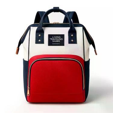 Imagem de Mochila Maternidade Térmica Impermeável Com Design Moderno E Compartim