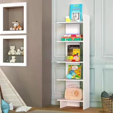 Imagem de Estante Organizadora Infantil Bella 5 Prateleiras - Branca
