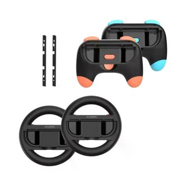 Imagem de Suporte De Volante De Corrida Para Switch 2/Switch 1 Com Grips De Mão