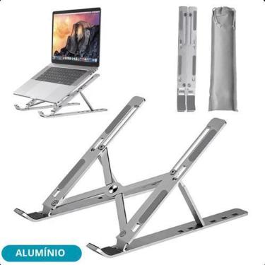 Imagem de Base Suporte Para Notebook Dobrável Aluminio Articulado - LIPPIN