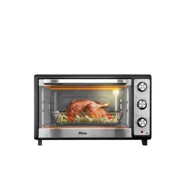 Imagem de Forno Elétrico Philco PFE65 com Grelha, Lâmpada Interna e Timer de 120 Minutos, Preto - 65 litros