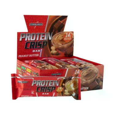 Imagem de Crisp bar barra de proteína sabor peanut butter 12 unid - BRG SUPLEMEN