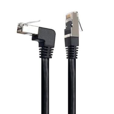 Imagem de Cabo de Rede Cat7 Plug 90° Graus para Cima - 5 Metros
