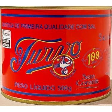 Imagem de Manteiga Mineira Turvo com Sal, Natural, Sem Corante, Sem Conservante, lata de 500 gramas