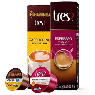 Imagem de 20 Cápsulas Três Corações, Café e Bebida Cremosa
