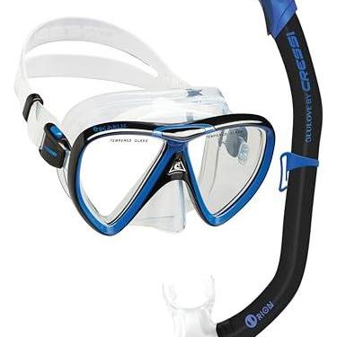 Imagem de Kit de Mergulho Máscara+Respirador Cressi Ikarus Semi Dry
