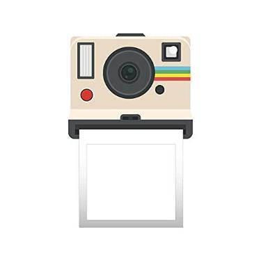 Imagem de Ímã De Geladeira Porta Retrato Câmera Fotográfica Foto Polaroid