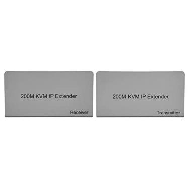 Imagem de Extensor IP de Interface Multimídia HD, Extensor de Rede KVM Full HD Cabo Ethernet Plug and Play para Monitoramento(#1)