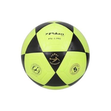 Imagem de Bola de Futevôlei Poker Rio FTV-5 PRO Amarelo Limão