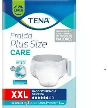 Imagem de Fralda Adulto Descartável Tena Plus Size Care XXL - 8 unid