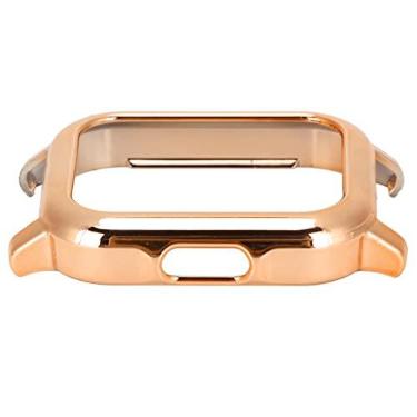 Imagem de Cobertura para PC, resistente a quedas, estrutura de proteção de plástico e cobertura completa para relógio inteligente Haylou Solar LS02(Rosa ouro)