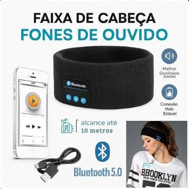 Imagem de Faixa de Cabeça Bluetooth para Dormir e Exercícios - LIPPIN
