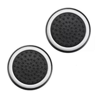 Imagem de 1 Par De Grips P/ Controle Anti Derrapante Silicone Botão Analógico Do Joystick Cor: Branco