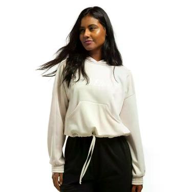 Imagem de Moletom Cropped Olympikus Feminino, Rosa, P