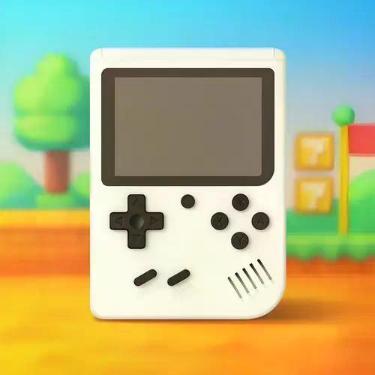 Imagem de Mini Console Portátil OIH-5914 Branco com Tela Colorida e Saída AV - O