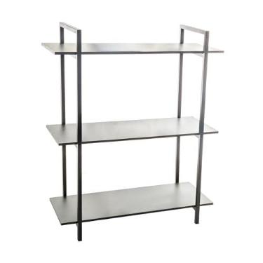 Imagem de METALTRU - Estante 3 Niveis Metalon, Preto com Preto.
