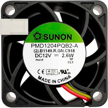 Imagem de Cooler PMD1204PQB2-A 12V 2.6W 0.21A 3L 3P 40X40X28MM B2 - Sunon