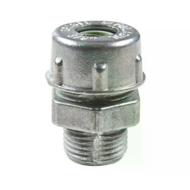 Imagem de Conector Prensa-cabo 3/4" Em Alumínio - Bucha Na Cor Cinza Tramontina