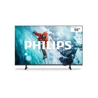 Imagem de TV Smart Philips 50PUG7300-78 50 Polegadas 4K LED Preto Bivolt
