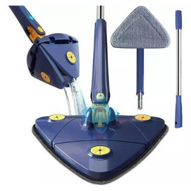 Imagem de Mop Giratório Ajustável para Limpeza: Esfregão Triangular - Melhor Pre