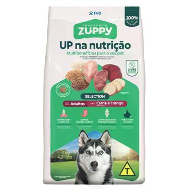 Imagem de Zuppy Premium Especial Selection Cães Adultos Sabor Carne e Frango 20k