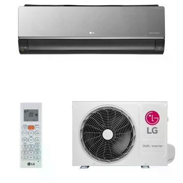 Imagem de Ar Condicionado Split LG Nano 18000 BTUS Quente e Frio 220V Cinza com Dual Inverter S3-W18KLR7