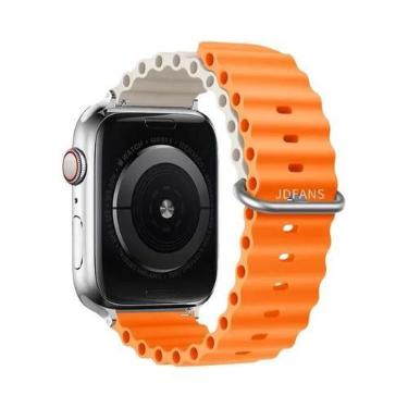 Imagem de Pulseira De Silicone Ocean Band Para Apple Watch Ultra Série 10 9 8 7 