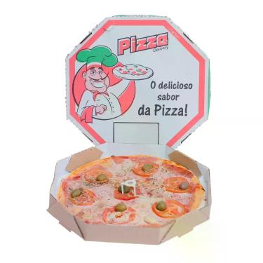 Imagem de Kit 3 Pacotes de Caixa de Pizza Oitavada Basic N25 com 75Un - Tamarozz