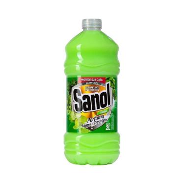Imagem de Desinfetante Sanol Herbal Leitoso 2 Litros para Limpeza Geral de Pisos