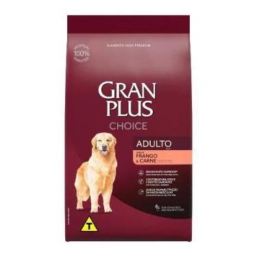 Imagem de Ração GranPlus Choice Frango e Carne para Cães Adultos 20kg