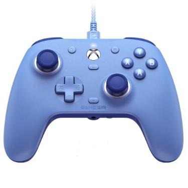 Imagem de GameSir G7 SE Blue Wired Xbox Controller for PC, Xbox Series X/S, Xbox One, Officially Licensed Hall Effect Xbox Controller with 3.5mm Earphone Port, 2 Mappable Back Buttons,Anti Stick-Drift