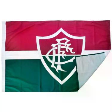 Imagem de Bandeira Torcedor Fluminense 1 Face 77x128cm - Oficial Licenciada - BC