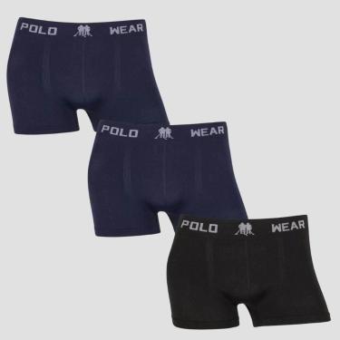Imagem de Kit 3 Cuecas Infantil Polo Wear Sem Costura Lisa Poliéster, Sortido ii