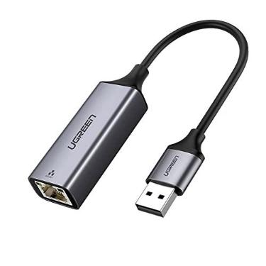 Imagem de Adaptador de Rede Internet U.green Usb 3.0 para Rj45 Adaptador Ethernet Gigabit Protocolo Usb 3.0 Covnersor de Rede para PC Transmissão de Até 1000Mbs / No Brasil