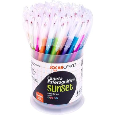 Imagem de Caneta Esferografica Jocar Sunset 1.0MM 5CORES - Leonora