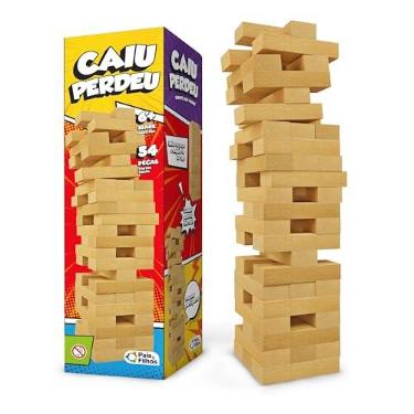 Imagem de Pais & Filhos - Caiu Perdeu, 54 Pçs, idade mínima recomendada - 6 anos