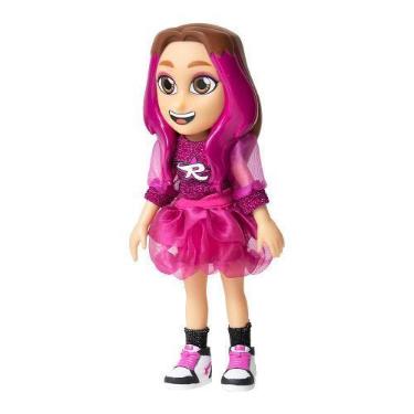 Imagem de Boneca emilly vick musical dos rosa 25cm youtube baby brink