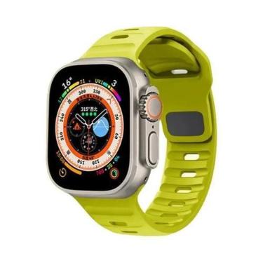 Imagem de Pulseira De Silicone Esportiva De 49mm 45mm 40mm 44mm 42mm 41mm 38mm P