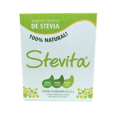 Imagem de Kit 3 - Adoçante Natural Stevia Stevita - Sache 50 X 0,6g