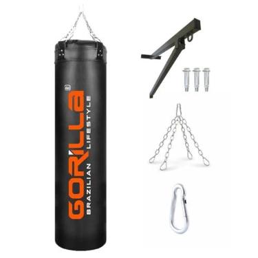 Imagem de Equipamentos de Luta Saco De Pancada 180cm com Suporte De Parede - Gorilla