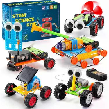 Imagem de Bloco de Montar Infantil Robótica Robô Educacional de Ciências 5 em 1 