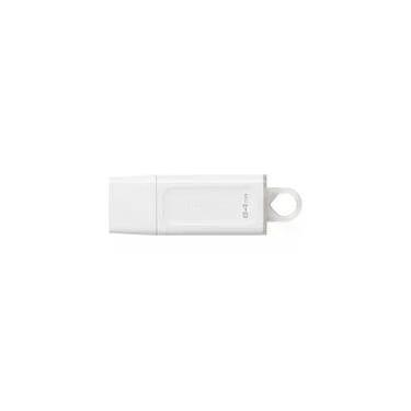 Imagem de Pen Drive 64GB Kingston DataTraveler Exodia, USB 3.2, Branco - KC-U2G64-5R